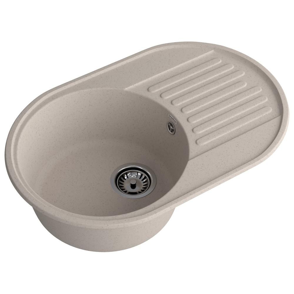 Кухонная мойка GranFest QUARZ 18, песочный, артикул 18 песочный