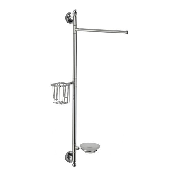 Настенная стойка Savol S-00C08, хром