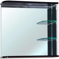 Зеркало Bellezza Рио 70 R 4613611061269 с подсветкой Черное Белое