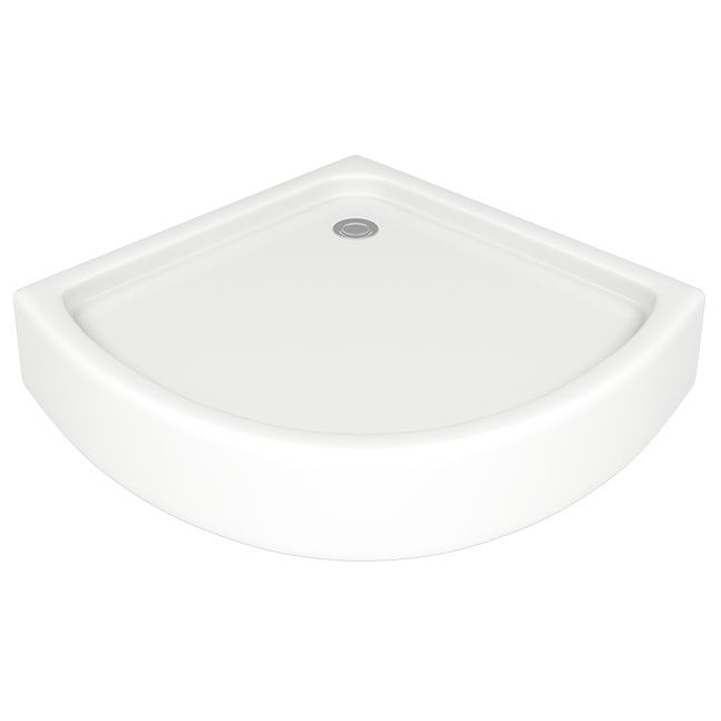 Акриловый поддон для душа Bas Плуто 80x80 Белый