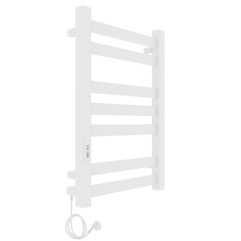 Полотенцесушитель электро "Гефест ЧК П7 500х800", белый муар, левый