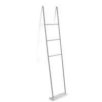 Bertocci Carrarino Полотенцедержатель напольный 400х1700 мм., основание мрамор Carrara, цвет хром