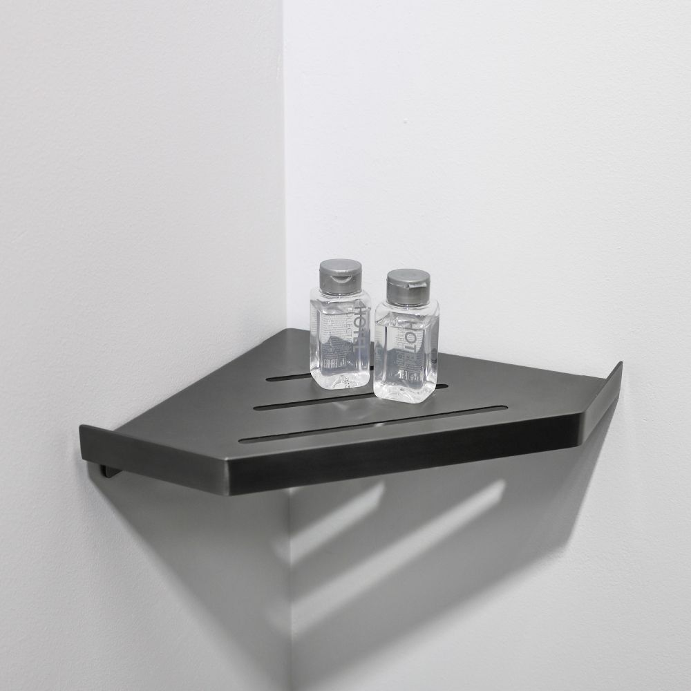 Полка металличеcкая угловая FIXSEN HI-TECH FX-841F, графит