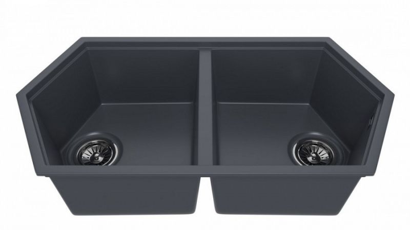 Кухонная мойка KitKraken Gulf Graphite 85 Темно-серая