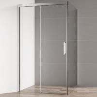 Душевой уголок Cezares Duet Soft DUET SOFT-AH-1-120/90-C-Cr профиль Хром стекло прозрачное