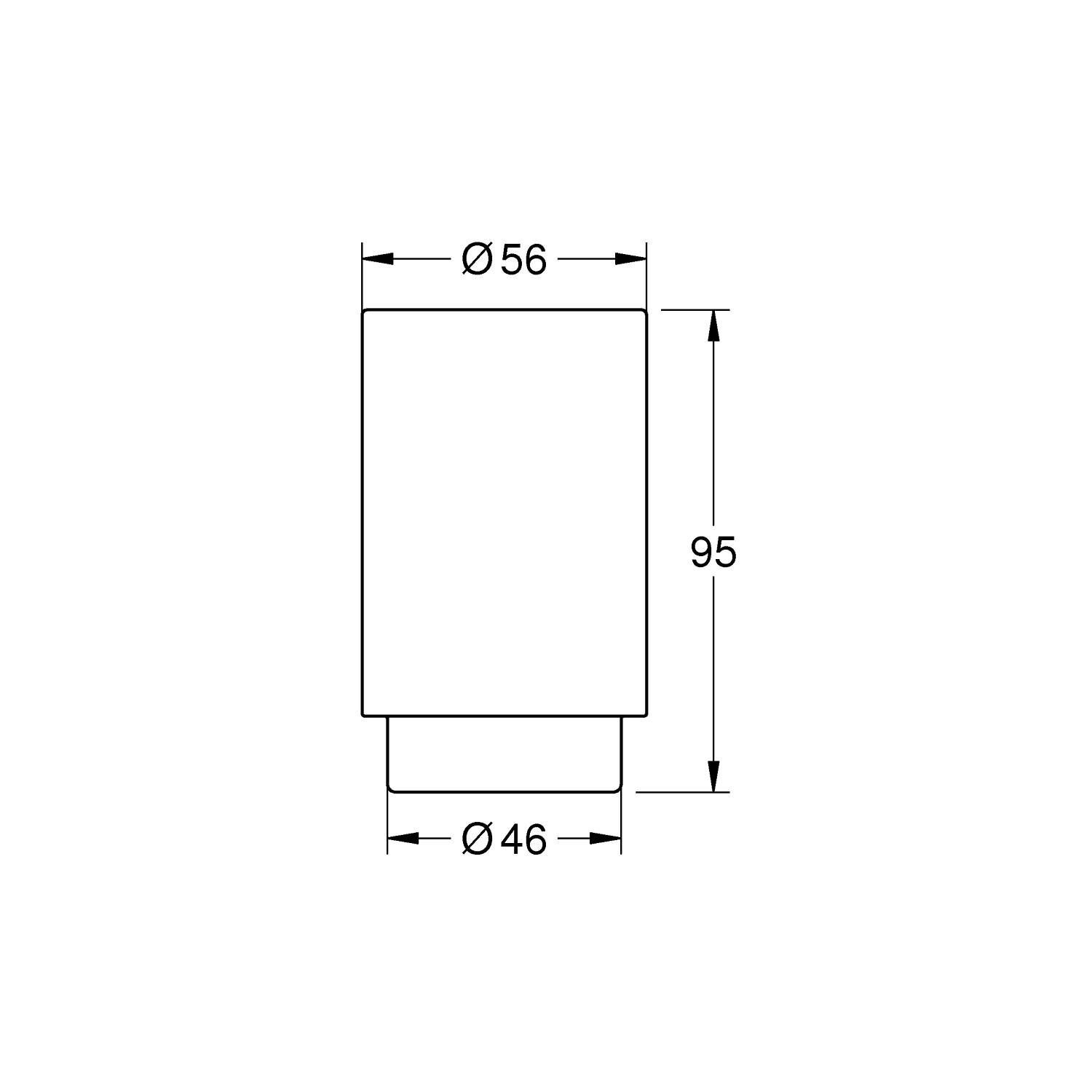 Стакан GROHE Selection, прозрачный белый (41029000) Стакан GROHE Selection, прозрачный белый (41029000)