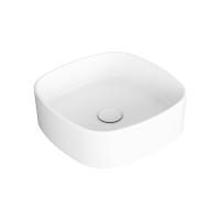 SIMAS FORIU Раковина квадратная накладная 40x40x13 см, без отв под смеситель,цвет белый