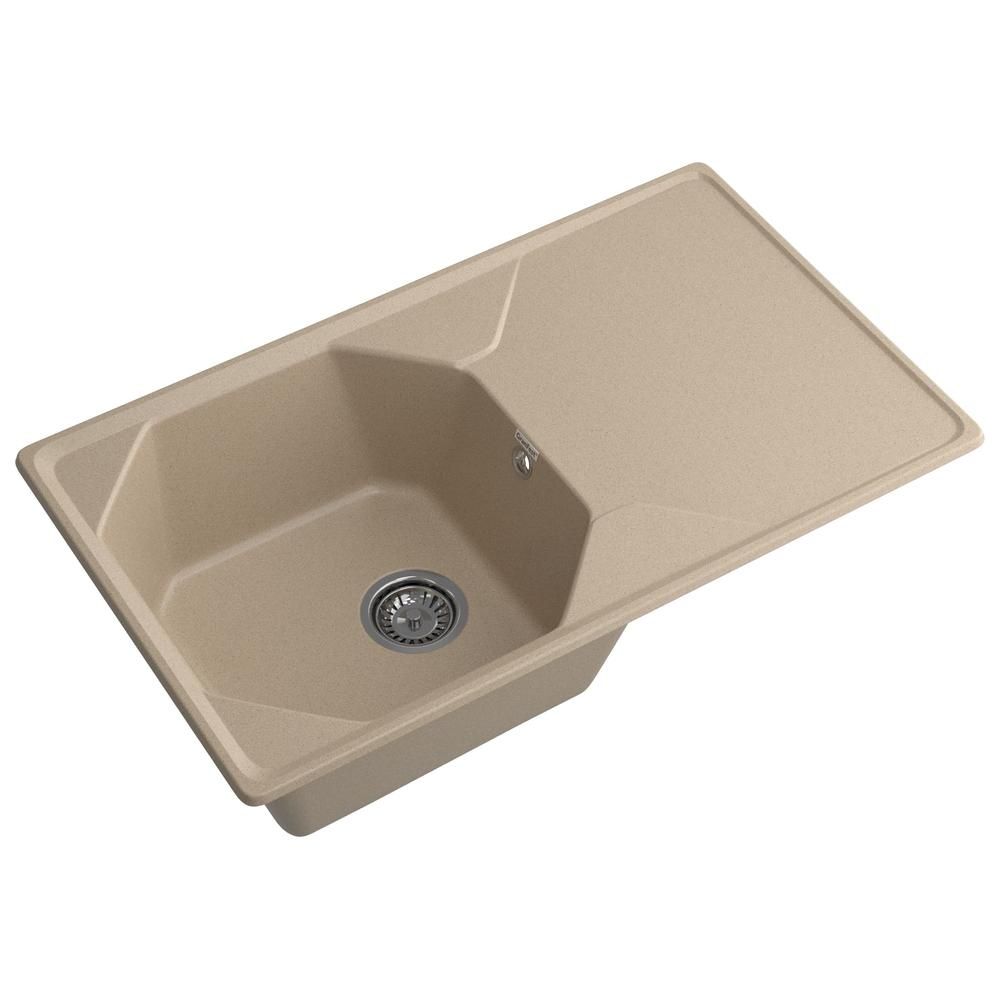 Кухонная мойка GranFest UNIQUE 840L, песочный, артикул U-840L песочный