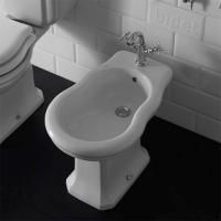 GLOBO Paestum Биде напольное (не пристенное) 56*37см с 1 отв. под смеситель, с комплектом креплений, цвет: белый