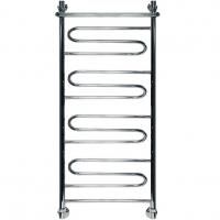 Водяной полотенцесушитель Ника Curve ЛZ/ВП 100x40 с полкой Хром