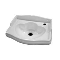 KERASAN Retro Раковина 410х320мм c 1 отв.выбитым вручную под смеситель справа (DX), цвет белый KERASAN Retro Раковина 410х320мм c 1 отв.выбитым вручную под смеситель справа (DX), цвет белый