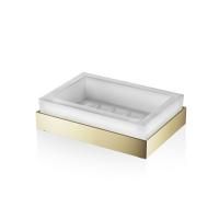 Decor Walther Corner STS Мыльница настольная, стекло сатинированное, цвет: матовое золото