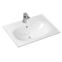 Комплект 2 в 1 Lavinia Boho Bathroom Sink 21510259, врезная фарфоровая раковина 60 см, смеситель
