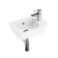 Комплект 3 в 1 Lavinia Boho One 21510496, подвесная фарфоровая раковина 37 см, смеситель, латунный сифон