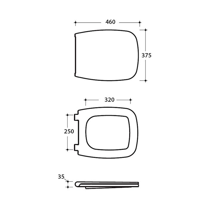 Сиденье для унитаза, Globo, Relais, с крышкой, ширина, мм-360, глубина, мм-445, с плавным опусканием SoftClose, материал шарниров-металл, цвет шарниров-золото, материал сиденья-дюропласт, цвет-белый