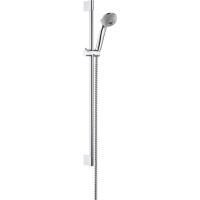 Душевой гарнитур, Hansgrohe, Crometta, размер штанги, мм-650, размер шланга, мм-1600, диаметр ручного душа, мм-85, количество режимов-3, тип струи-Rain, Mono, массажная, цвет-хром Душевой гарнитур, Hansgrohe, Crometta, размер штанги, мм-650, размер шланга, мм-1600, диаметр ручного душа, мм-85, количество режимов-3, тип струи-Rain, Mono, массажная, цвет-хром