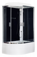 Душевая кабина Royal Bath RB 8120BK5-BT-CH (черное/прозрачное) правая Душевая кабина Royal Bath RB 8120BK5-BT-CH (черное/прозрачное) правая