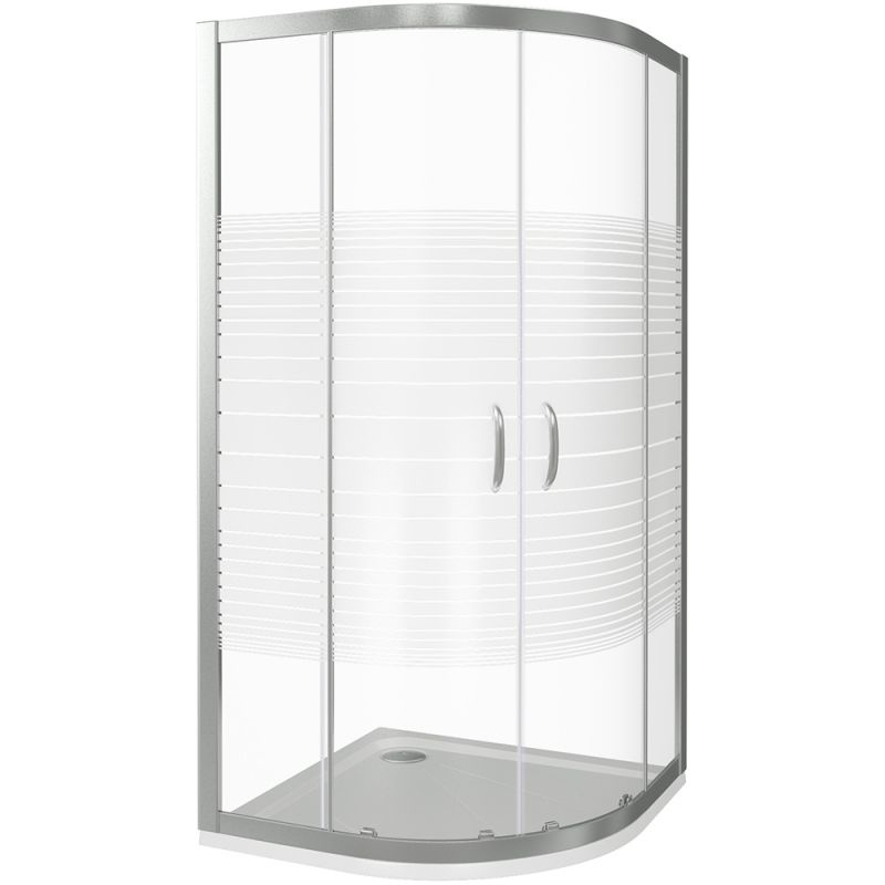 Душевой уголок Good Door Infinity R-100 100x100 профиль Хром стекло прозрачное