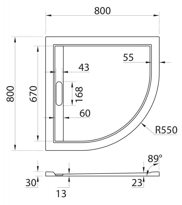 TRAY-AS-R-80-100-SCR Экран для поддона из искусственного мрамора TRAY-AS-R-80-100-SCR Экран для поддона из искусственного мрамора