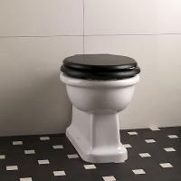 Devon Etolie Унитаз напольный 39x49xh40 см. под встраиваемый бачок, цвет белый