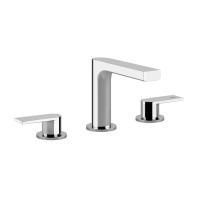 Gessi Emporio Via manzoni Смеситель для раковины на 3 отверстия, донный клапан и соединительные шланги, цвет: Chrome