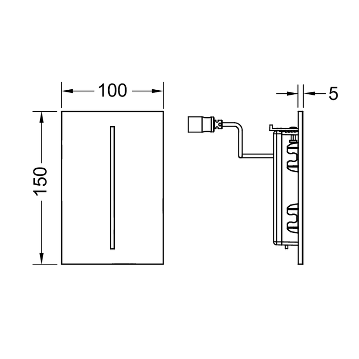 TECEfilo-Solid, 230 В, белый матовый TECEfilo-Solid, 230 В, белый матовый