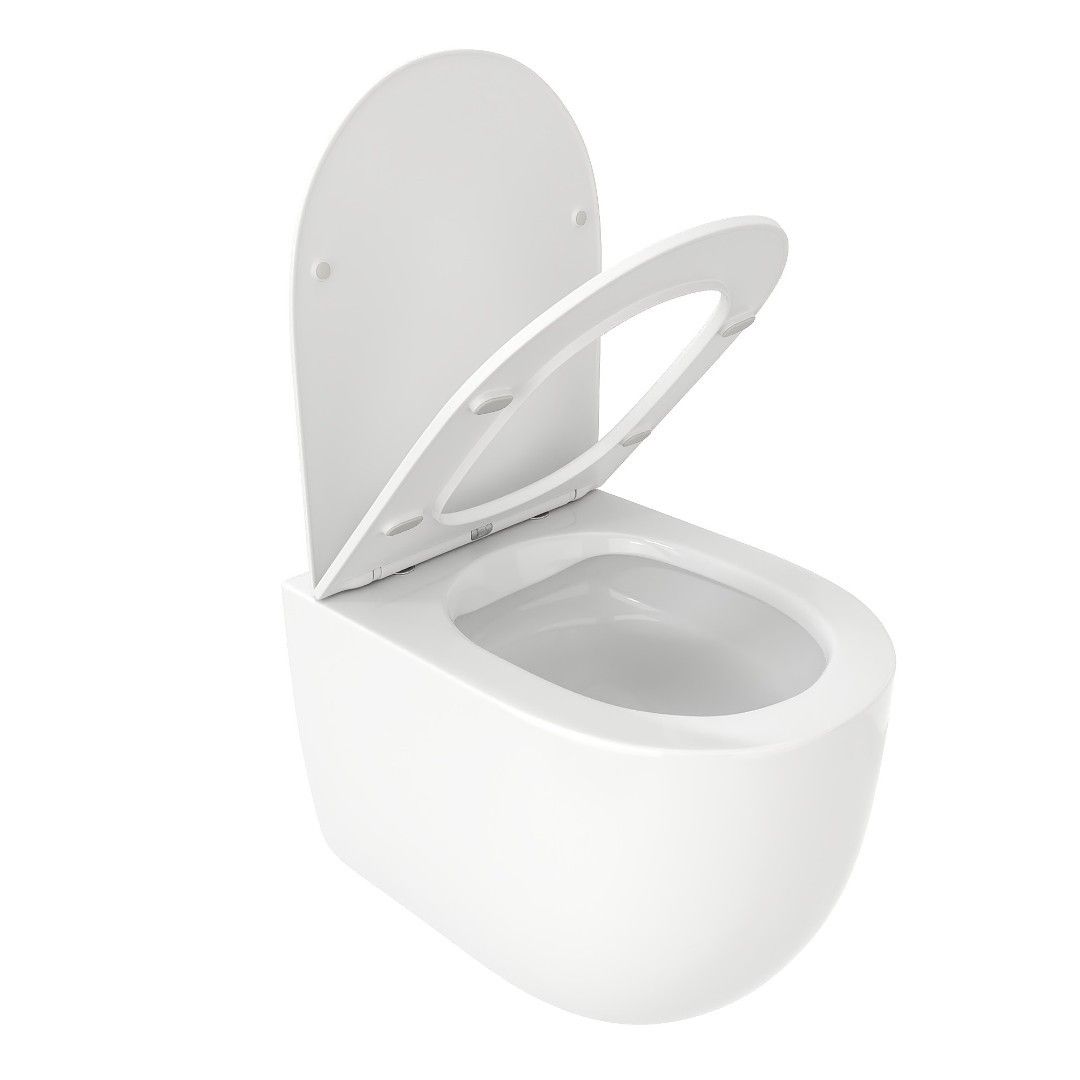 Унитаз OGLIO Aria MW подвесной, матовый белый CT9237 Унитаз OGLIO Aria MW подвесной, матовый белый CT9237