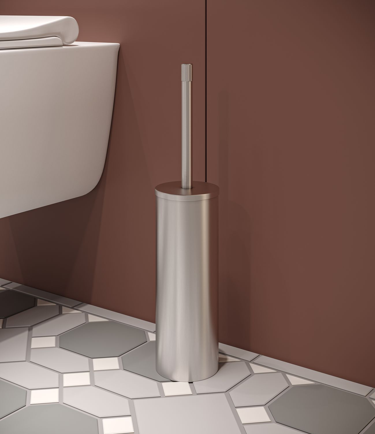 Ершик для унитаза Allen Brau Priority 6.31009-BN никель браш