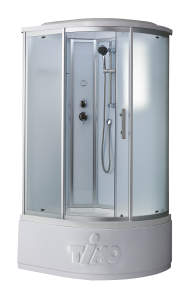 Душевая кабина Timo Standart Silver Fabric T-6610SL, 110x85x220