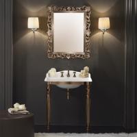 SIMAS Arcade 73, раковина  с бортиком 73*54, с 1 отв. под смеситель, цвет: белый