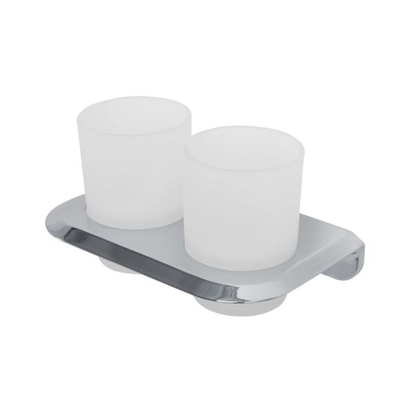 LINER-TUMDS-GM Стакан подвесной двойной, стекло, исполнение оружейная сталь