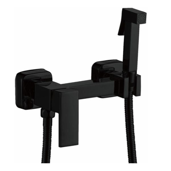 Гигиенический душ со смесителем Haiba HB5513-7, черный