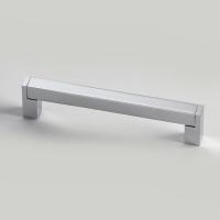 EBAN Quadro, ручка-скоба для мебели, цвет: хром (не подходит для изогнутых фронтов - типа SONIA)