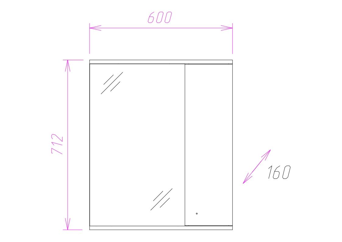 Тумба для умыв. "Родос 80" (ум. Фостер 80)