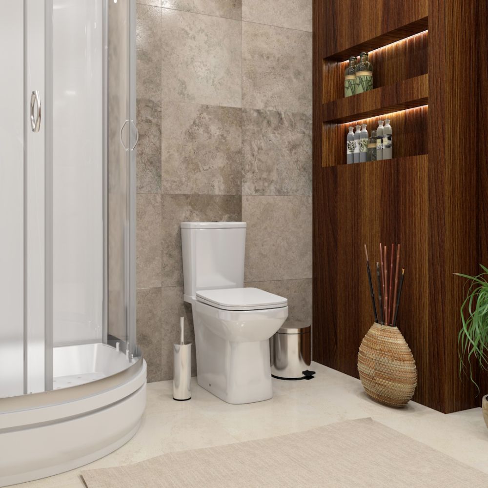 Унитаз напольный Maretti Katrina безободковый с микролифтом, KA10NBM71-844, белый, артикул KA10NBM71-844