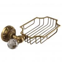 CRISTALIA Решётка-корзинка настенная, бронза/SWAROVSKI