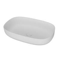 MOMA SWEET Раковина 580х380 мм., для установки на столешницу, с донным клапаном, цвет белый матовый MOMA SWEET Раковина 580х380 мм., для установки на столешницу, с донным клапаном, цвет белый матовый