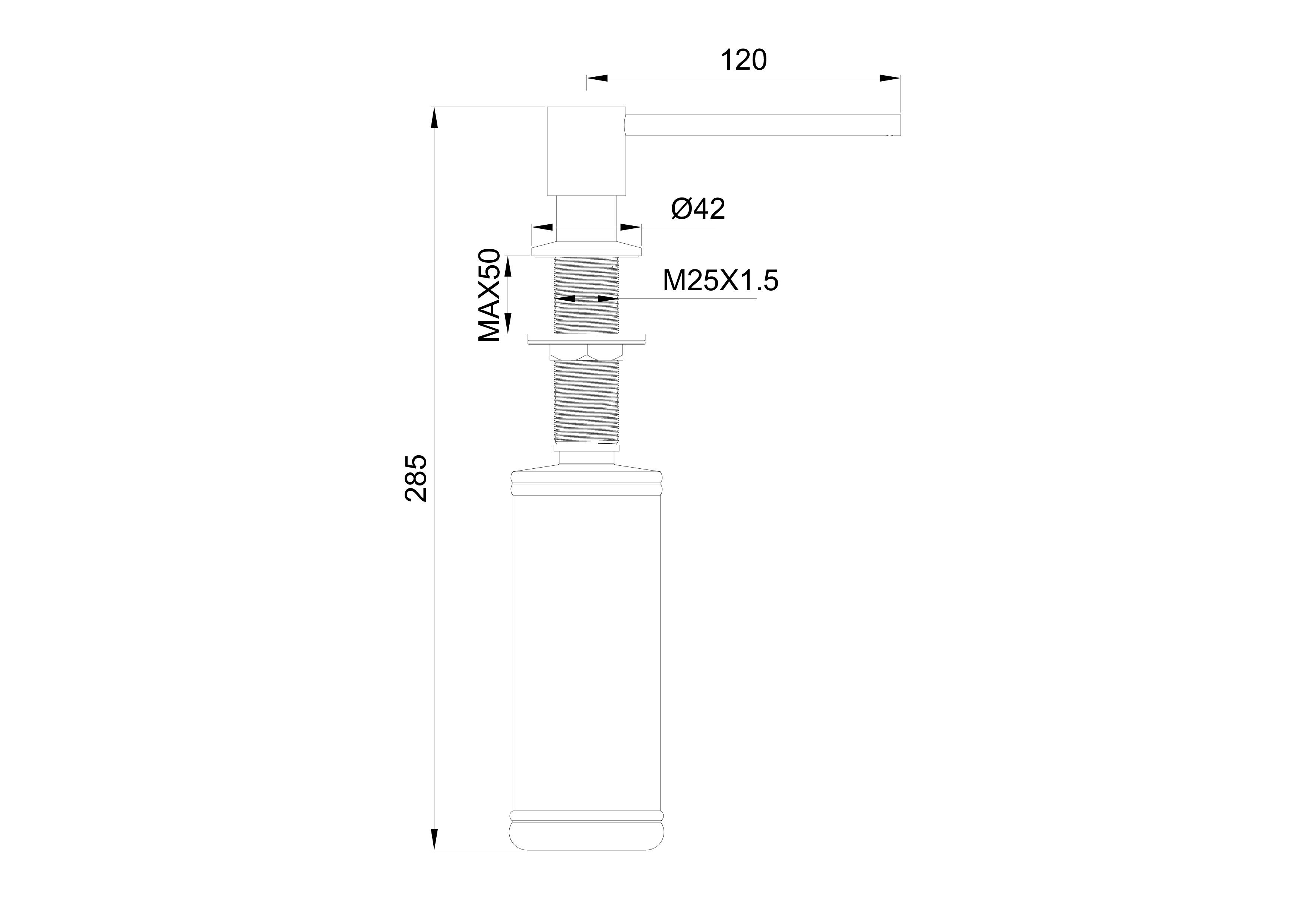 Дозатор мыла WONZON & WOGHAND, Белый матовый (WW-88SD02-MW) Дозатор мыла WONZON & WOGHAND, Белый матовый (WW-88SD02-MW)