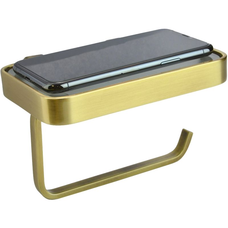 Держатель туалетной бумаги Bronze de Luxe 1760S 10513 с полкой Бронза