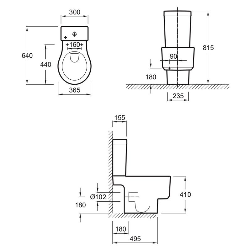 Унитаз с бачком напольный Jacob Delafon Viragio 4448K+E4771 (с сиденьем, микролифт) с горизонтальным выпуском