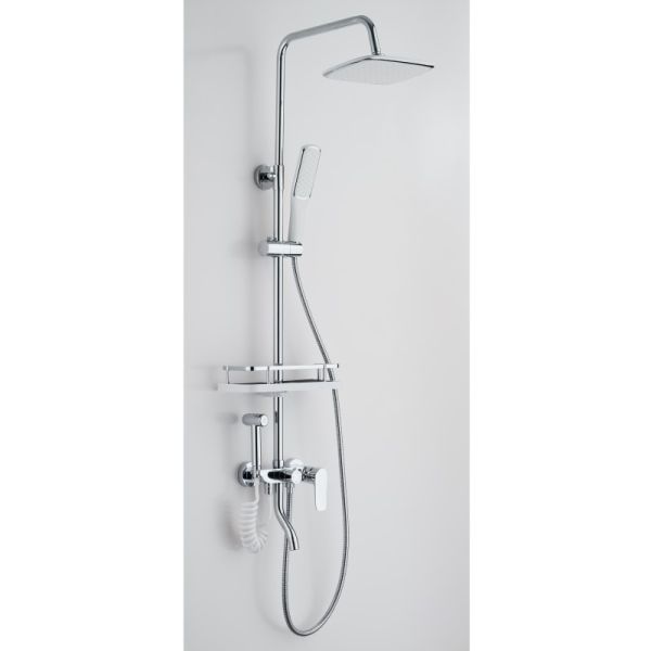 Душевая система Сантаком stOmega 7702, хром