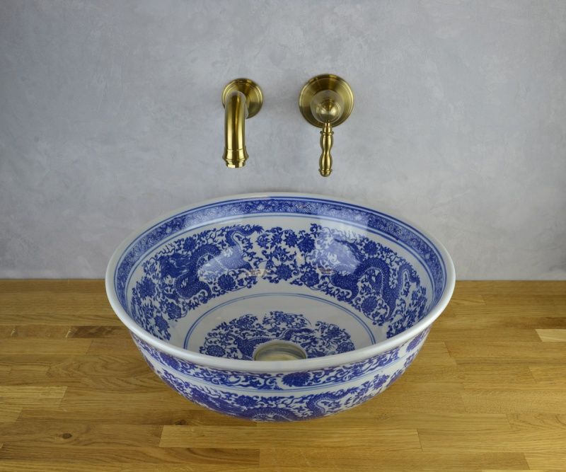 Смеситель для раковины настенный Bronze de Luxe TIFFANY 1920BR, бронза, артикул 1920BR