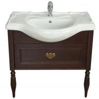 Тумба под раковину Roca America Evolution L 85 ZRU9302959 Дуб темный шоколад