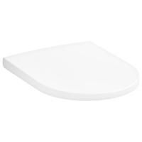 Сиденье для унитаза, Hansgrohe, EluPura Original S, с крышкой, ширина, мм-365, глубина, мм-540, с плавным опусканием SoftClose, с верхним креплением, материал сиденья-пластик, цвет-белый