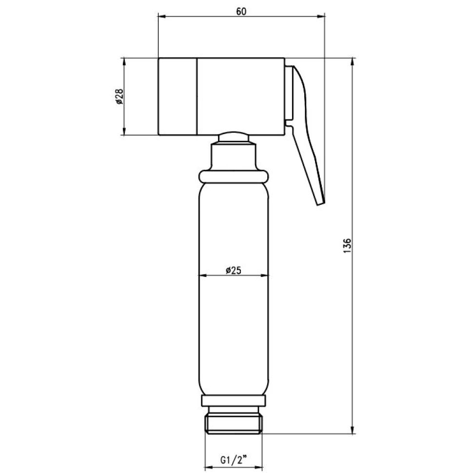 Гигиенический набор Savol SK-PQT04, хром, артикул SK-PQT04