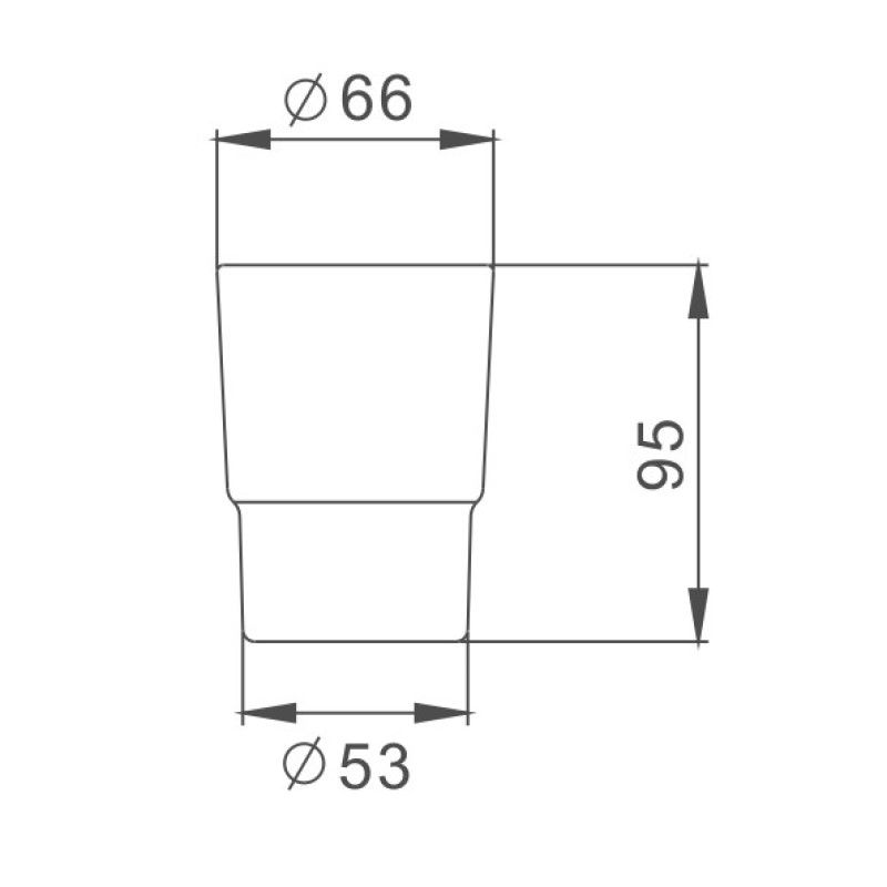 Стакан для ванной комнаты D-Lin D6002, белый