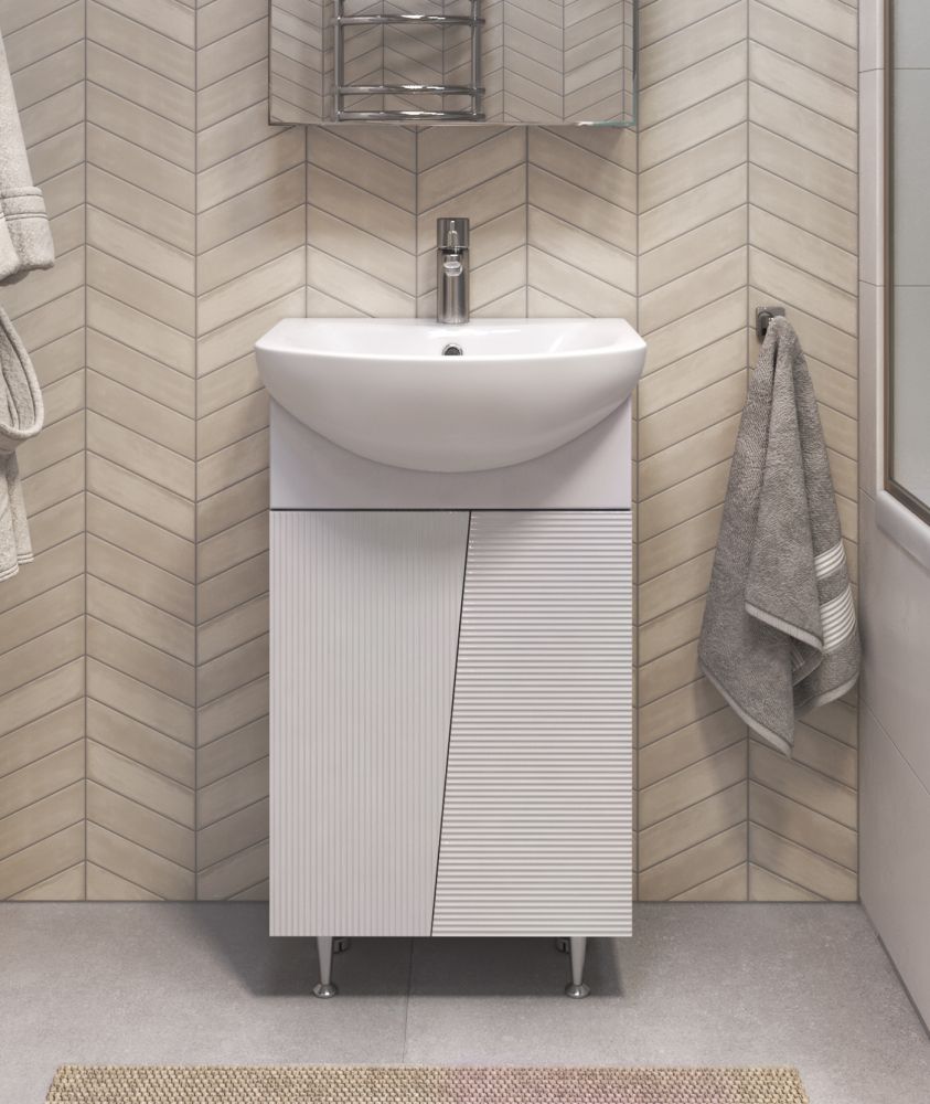 Тумба под раковину напольная VIGO Selena tn.SEL.BAL.55.2D, 55 см, артикул tn.SEL.BAL.55.2D