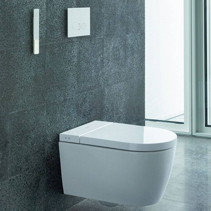 Duravit Starck f Plus комплект: Сиденье электронное Starck f Plus 612000012000320 + унитаз подвесной ME by Starck  для SensoWash® f  2510092000