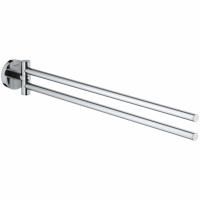 Полотенцедержатель подвесной GROHE ESSENTIALS 40371001 (металл, хром, на стену, круглый, глянцевый), шт Полотенцедержатель подвесной GROHE ESSENTIALS 40371001 (металл, хром, на стену, круглый, глянцевый), шт