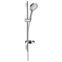 Душевой гарнитур, Hansgrohe, Raindance Select S, размер штанги, мм-650, размер шланга, мм-1600, диаметр ручного душа, мм-120, количество режимов-3, тип струи-PowderRain, Rain, WhirlAir , цвет-хром, комплектация-держатель ручного душа, регулируется в преде Душевой гарнитур, Hansgrohe, Raindance Select S, размер штанги, мм-650, размер шланга, мм-1600, диаметр ручного душа, мм-120, количество режимов-3, тип струи-PowderRain, Rain, WhirlAir , цвет-хром, комплектация-держатель ручного душа, регулируется в преде